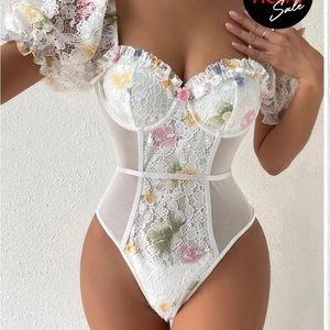 White lace bodysuit (never worn)